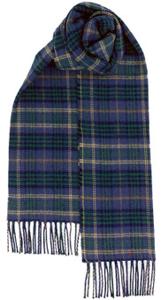 Irish Tartan Plaid Scarf County Fermanagh 100% Lambswool