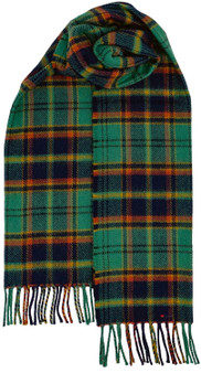 Irish Tartan Plaid Scarf County Antrim 100% Lambswool