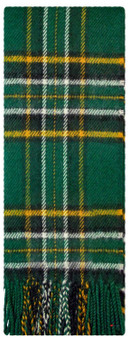 Irish Tartan Plaid Scarf National Tartan 100% Lambswool