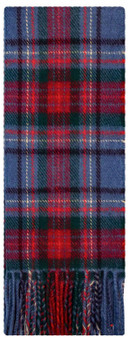 Irish Tartan Plaid Scarf County Louth 100% Lambswool