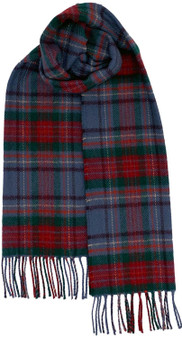 Irish Tartan Plaid Scarf County Louth 100% Lambswool
