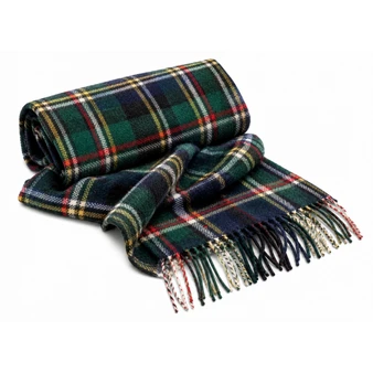 Cashmere Clan Scarf Scott Green Modern