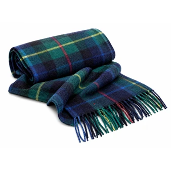 Luxury 100% Cashmere Scottish Clan Scarf Smith Modern