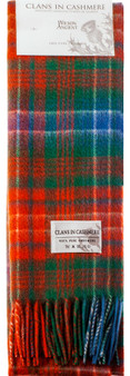 Luxury 100% Cashmere Scottish Clan Scarf Wilson Ancient
