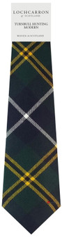 Mens Neck Tie Turnbull Hunting Modern Tartan Lightweight Scottish Clan Tie