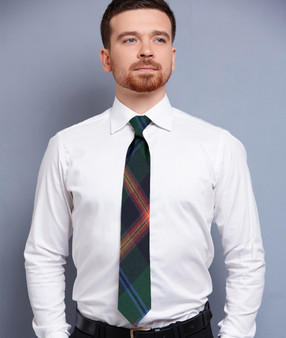 Mens Neck Tie Young Modern Tartan Lightweight Scottish Clan Tie