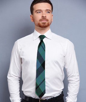 Mens Neck Tie MacKay Ancient Tartan Lightweight Scottish Clan Tie