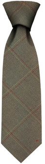Mens Neck Tie Oban Check Lightweight Scottish Clan Tie