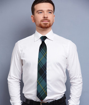 Mens Neck Tie Gordon Clan Ancient Tartan Lightweight Scottish Clan Tie