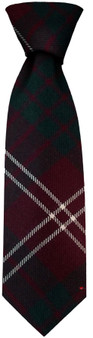 Mens Neck Tie Crawford Modern Tartan Lightweight Scottish Clan Tie