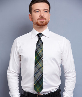 Mens Neck Tie Gordon Dress Ancient Tartan Lightweight Scottish Clan Tie