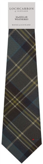 Mens Neck Tie MacKellar Weathered Tartan Lightweight Scottish Clan Tie