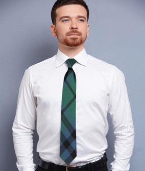 Mens Neck Tie Austin Ancient Tartan Lightweight Scottish Clan Tie