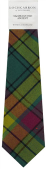 Mens Neck Tie MacMillan Old Ancient Tartan Lightweight Scottish Clan Tie