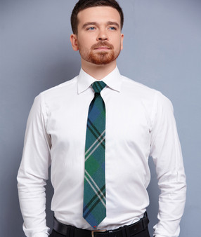 Mens Neck Tie Melville Ancient Tartan Lightweight Scottish Clan Tie