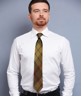 Mens Neck Tie Ulster Irish Tartan Lightweight Scottish Clan Tie