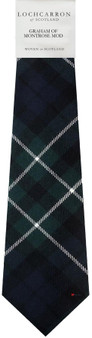 Mens Neck Tie Graham Of Montrose Modern Tartan Lightweight Scottish Clan Tie