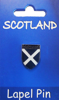 Scottish  Lapel Pin Badge Metal Saltire Design on Scottish Lapel Pin