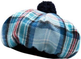 Diana Memorial Tartan Tam O' Shanter Hat Luxury Lambswool