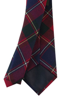 Mens Neck Tie Quebec Canadian Tartan Lightweight Scottish Clan Tie