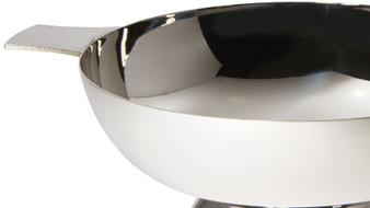 Silver Plated Scottish 5" Quaich Plain Handle Cup of Friendship Ideal Wedding Gift Engravable