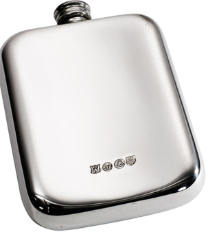 4oz.Pocket Hip Flask Scottish Thistle Ideal For Engraving 4oz.Pocket Hip Flask Scottish Thistle Ideal For Engraving