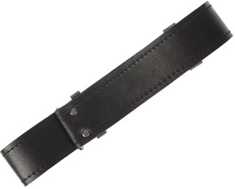Classic Men's Smooth Kilt Belt Black