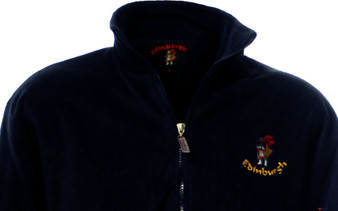 Men's Fleece Edinburgh with Piper Navy