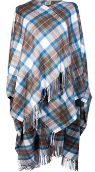 Edinburgh Lambswool Long Tartan Cape
