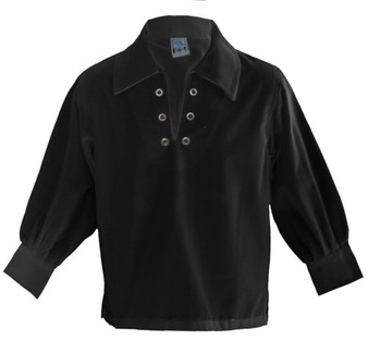 Boys Basic Ghillie Shirt Black