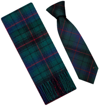 Mens Scarf & Tie Gift Set Wool Tie Davidson Modern Tartan Plaid Design 100% Lambswool Scarf Mens Scarf & Tie Gift Set Wool Tie Davidson Modern Tartan Plaid Design 100% Lambswool Scarf