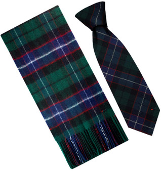 Mens Scarf & Tie Gift Set Wool Tie Mitchell Modern Tartan Plaid Design 100% Lambswool Scarf Mens Scarf & Tie Gift Set Wool Tie Mitchell Modern Tartan Plaid Design 100% Lambswool Scarf