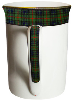 Bone China Coffee Tea Mug Gunn Clan Crest Gold Rim Scottish Made