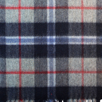 Scottish Soft Cashmere Scarf Douglas Navy Tartan