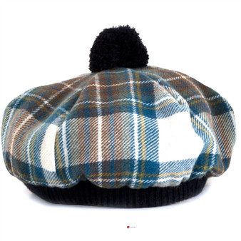 Tammy Hat Stewart Blue Dress Tartan Lambswool