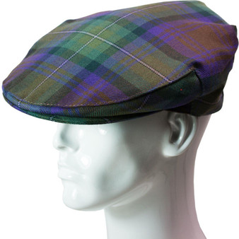 Flat Cap Mens Isle of Skye Tartan