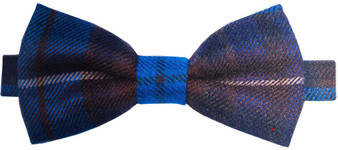 Wool Bow Tie Buchanan Blue Tartan