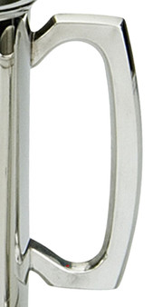 Pewter Tankard Handmade 1pt Plain Design Traditional Shape Glass Base Great Gift