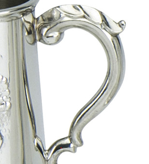 Pewter Tankard Handmade Embossed Racing Horse Head Ornate Handle Great Gift
