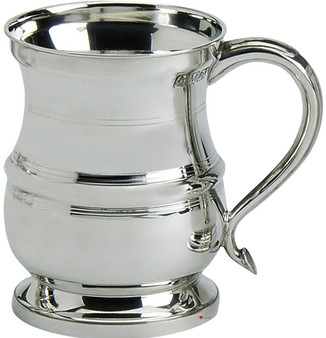 Pewter Tankard George 1st Shape Traditional Handle Ideal For Engraving Polished Great Gift