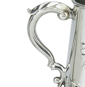 Pewter Tankard Embossed Crown Green Bowling Ornate Handle Great Gift