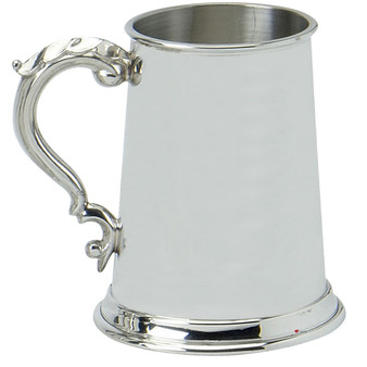 Mens Pewter Tankard with Father of the Groom Embossed Design 1 Pint Great Gift