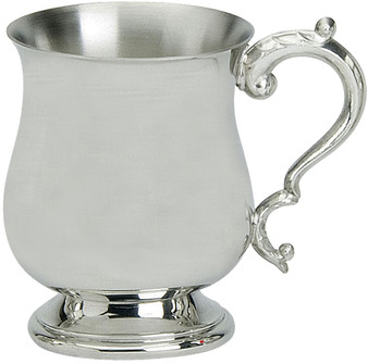 Pewter Tankard Handmade Celtic Wire Style Polished Finish Half pt Georgian Great Gift