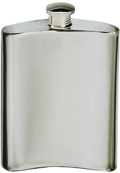 Celtic Ropework Hip Flask 4oz English Pewter Kidney Shape Screw Top Engravable Great Gift