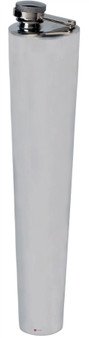 Long 10oz Saddle Flask with Captive Top Made From High Quality Pewter Great Gift