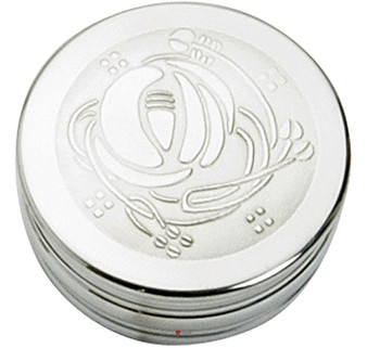 Trinket Box Pewter Round Charles Rennie Mackintosh Glasgow Rose Bud Lid 50mm
