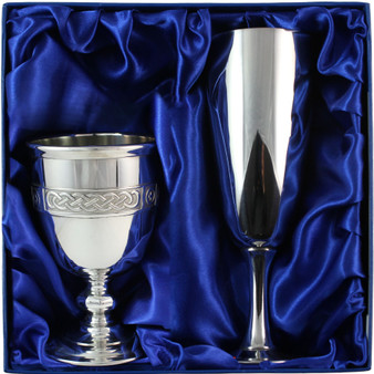 Presentation Box Silk Lined For Twin Goblet Set