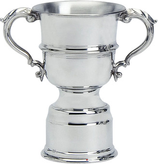 Pewter Sporting Trophy 10inch Polished Makenzie Style Football, Rugby, Rowing Great Gift