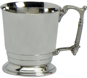 Christening Gift Children's Tankard Pewter Cup Royal Celtic Handle