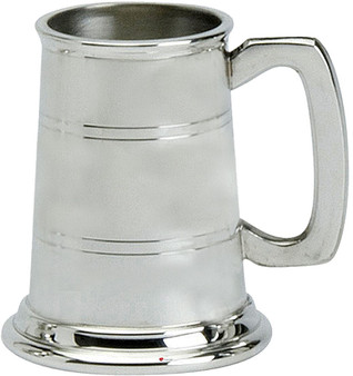 Child's Christening Tankard Pewter Can Double lined Engravable Birth Baby Name